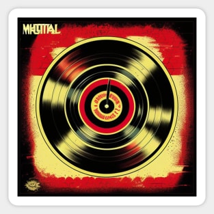 Metal Music Vinyl Album Cover Sticker